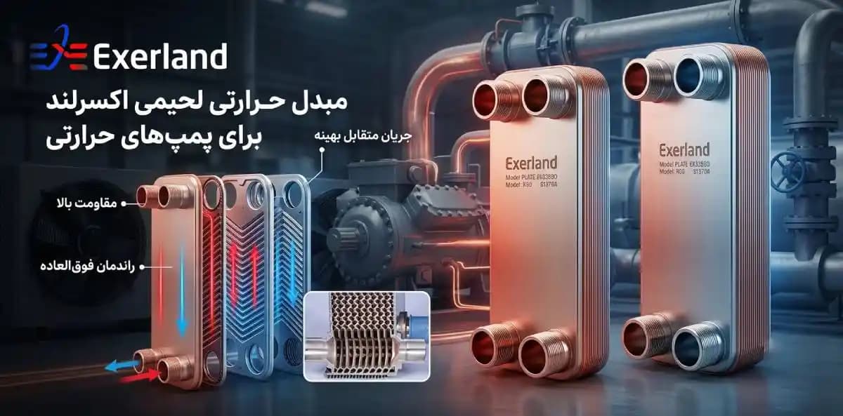 مبدل صفحه ای لحیمی برای پمپ حرارتی