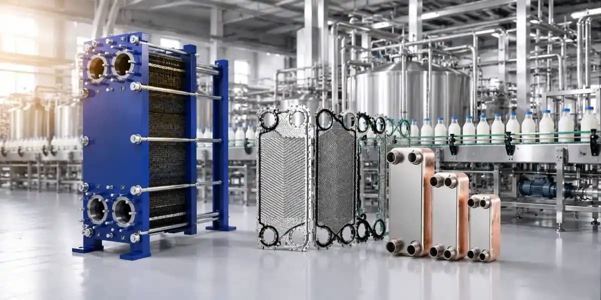 بهترین مبدل حرارتی صفحه ای برای کارخانه های صنایع غذایی تهران