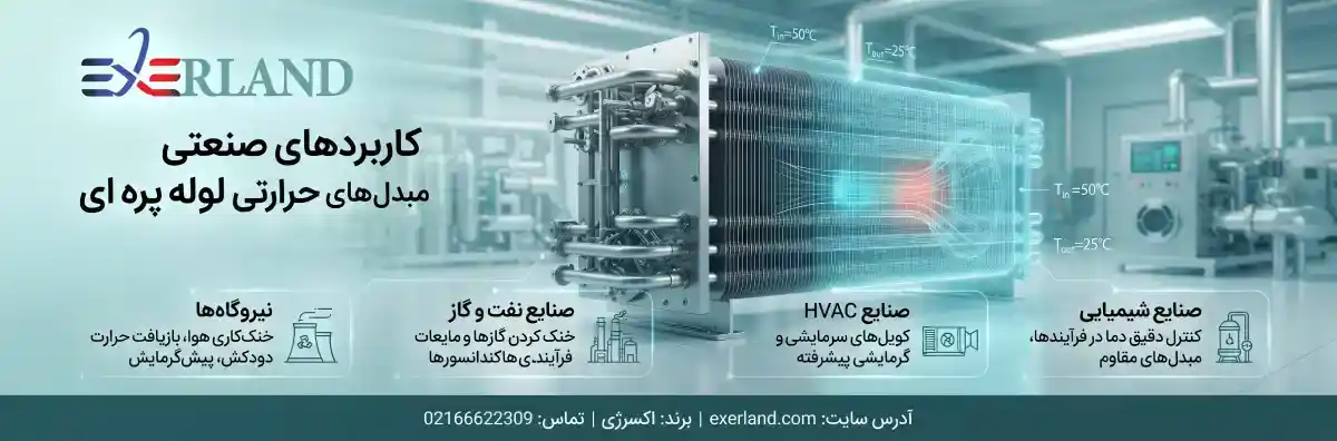 کاربردهای صنعتی مبدل های حرارتی لوله پره ای کاربردهای صنعتی مبدل های حرارتی لوله پره ای