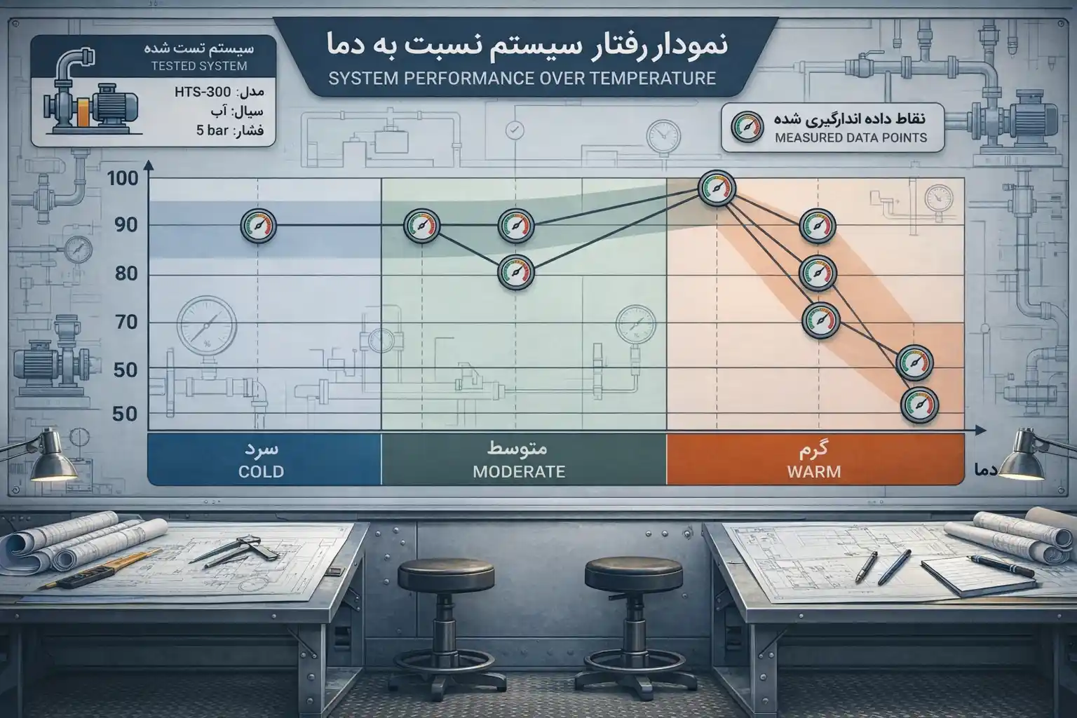 تغییر COP بر حسب بار جزئی تغییر COP بر حسب بار جزئی