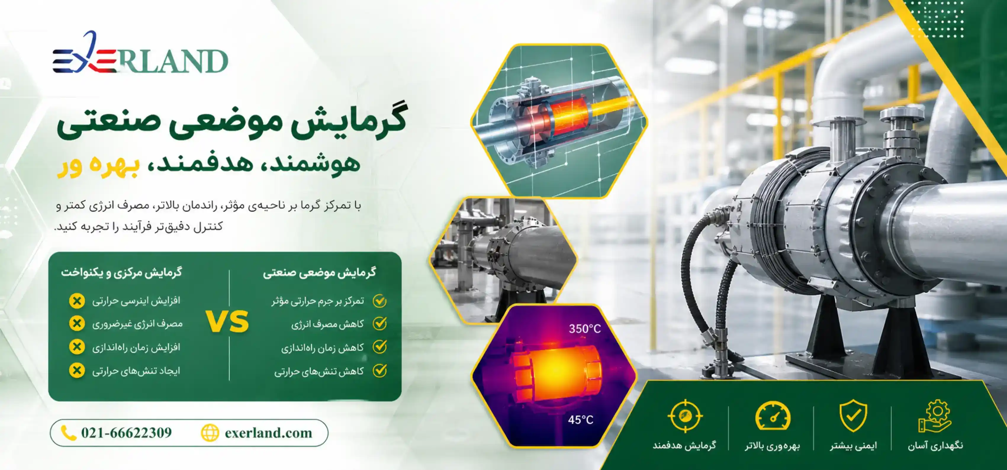 تفاوت گرمایش موضعی صنعتی تفاوت گرمایش موضعی صنعتی