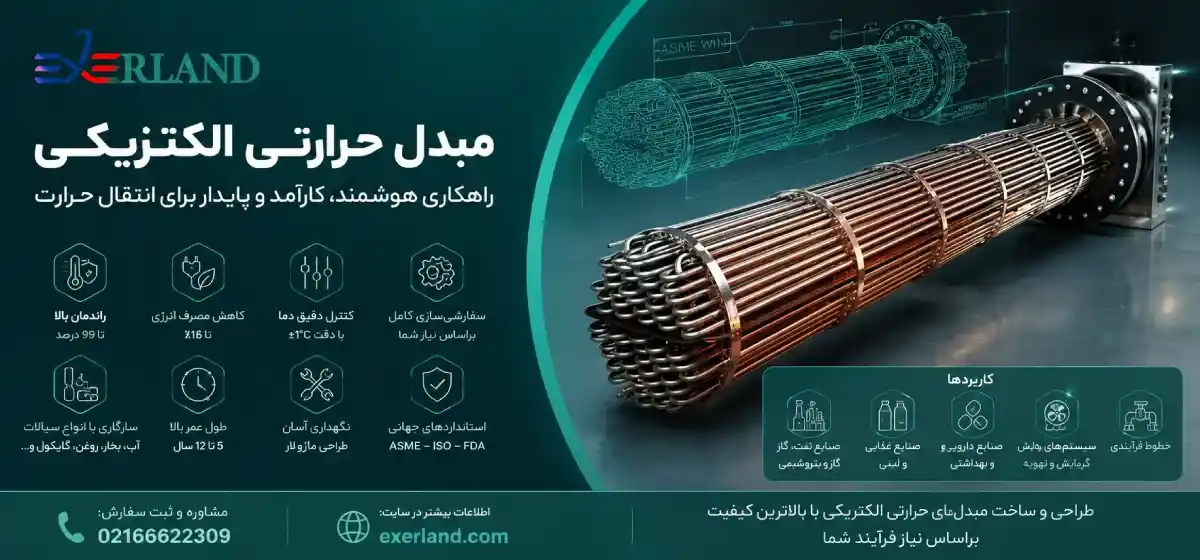 مبدل حرارتی الکتریکی مبدل حرارتی الکتریکی
