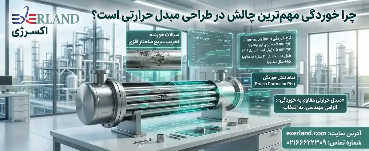 چرا خوردگی مهم ترین چالش در طراحی مبدل حرارتی است؟ چرا خوردگی مهم ترین چالش در طراحی مبدل حرارتی است؟