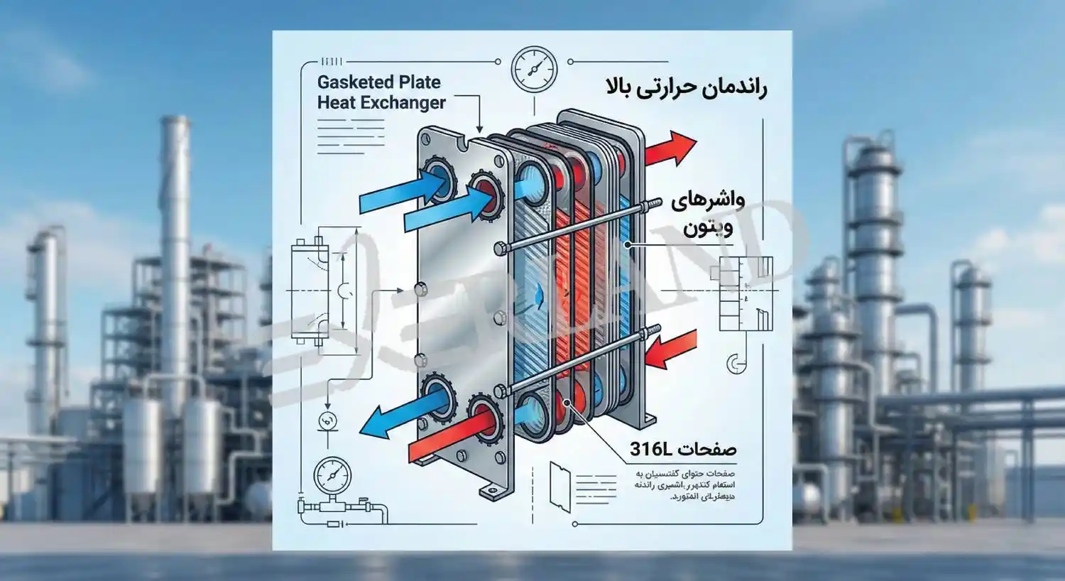 مبدل حرارتی صفحه ای واشردار