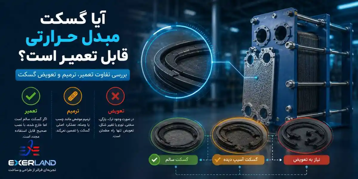 تعمیر مبدل صفحه ای