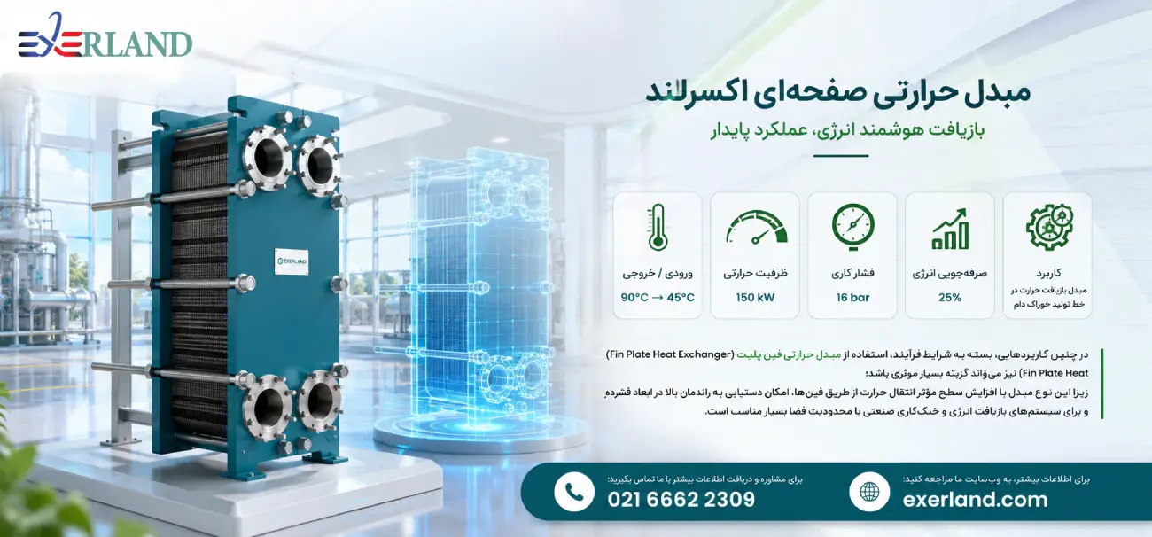 مبدل حرارتی صفحه ای اکسرلند
