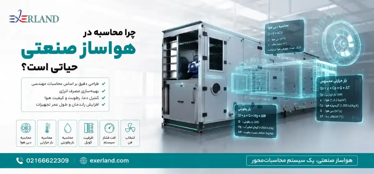 چرا محاسبه در هواساز صنعتی حیاتی است؟
