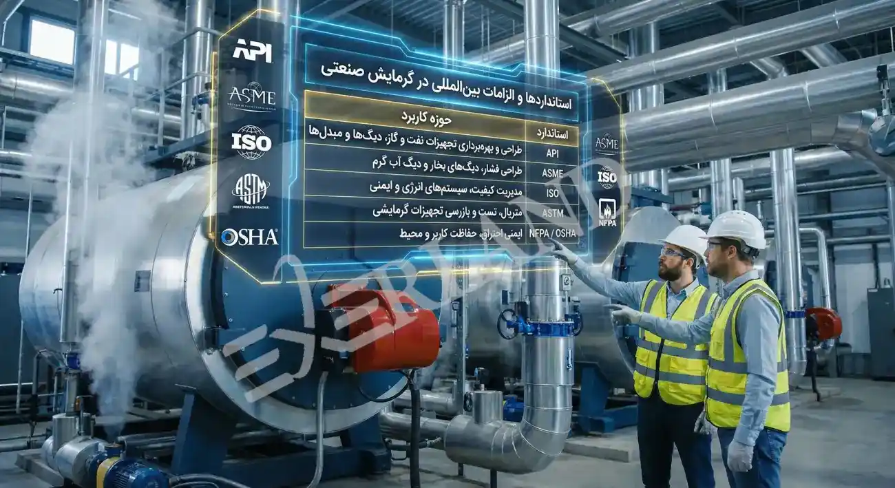 گرمایش صنعتی- استاندارها گرمایش صنعتی- استاندارها