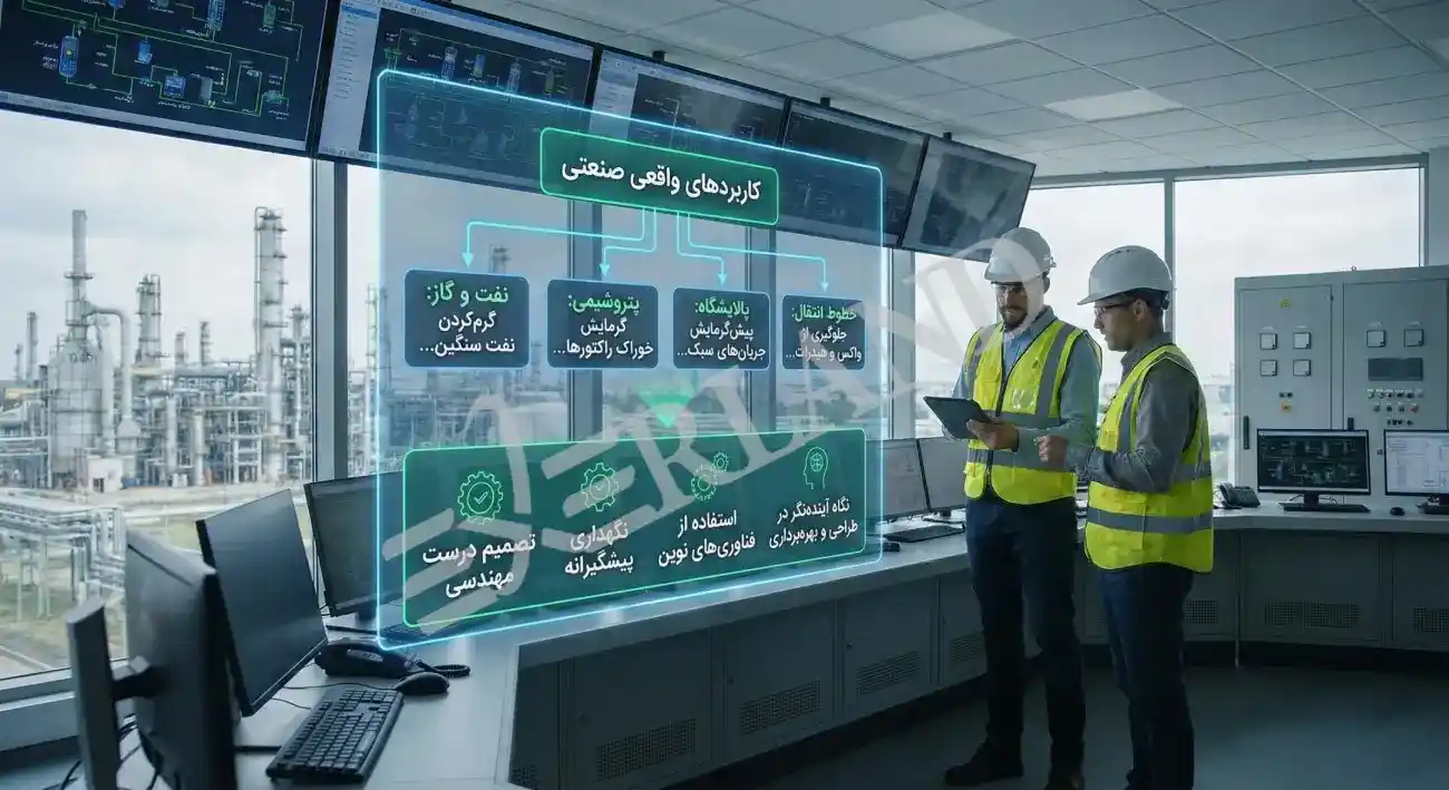 گرمایش صنعتی- کاربرد گرمایش صنعتی- کاربرد
