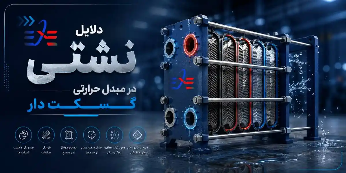 علت نشتی مبدل حرارتی صفحه ای واشردار