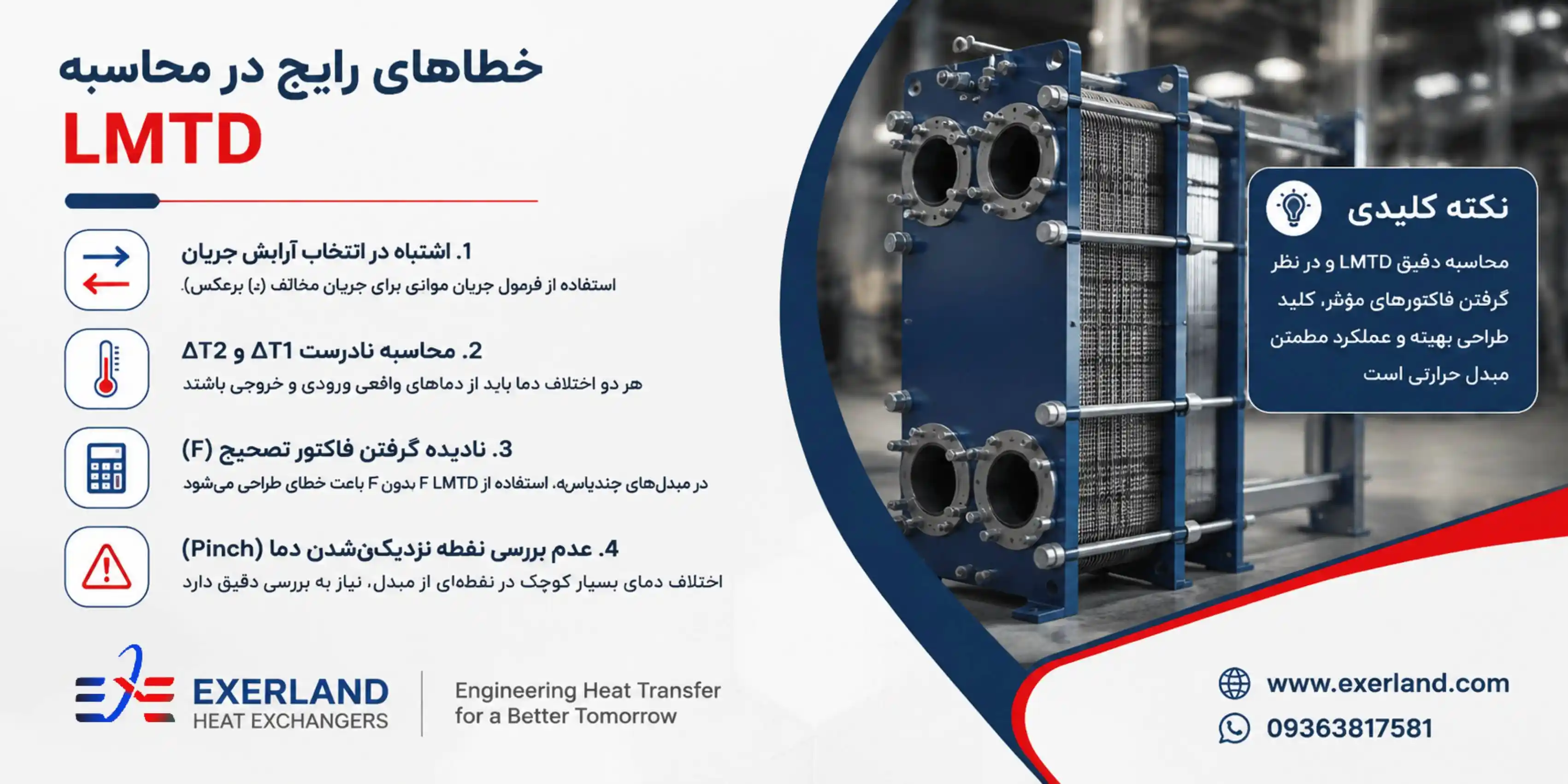 LMTD خطا
