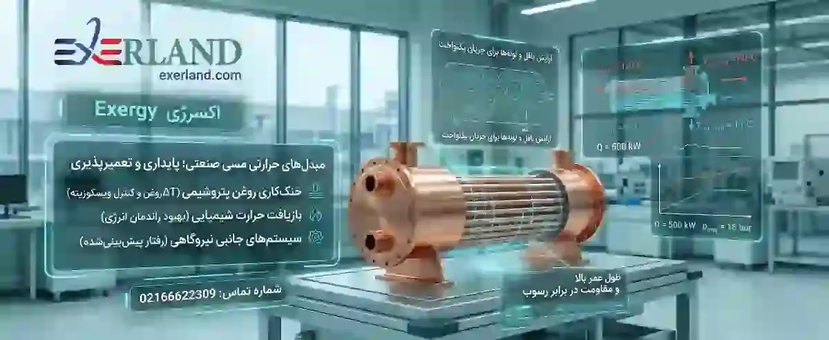 کاربردهای صنعتی واقعی مبدل حرارتی مسی