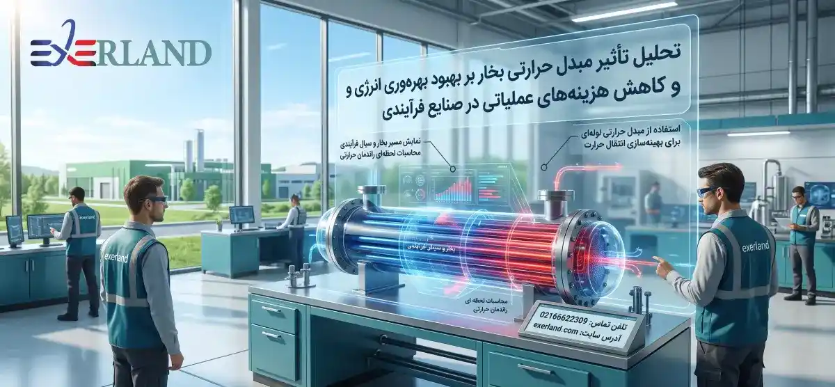تحلیل تأثیر مبدل حرارتی بخار بر بهبود بهرهوری انرژی و کاهش هزینههای عملیاتی در صنایع فرآیندی تحلیل تأثیر مبدل حرارتی بخار بر بهبود بهرهوری انرژی و کاهش هزینههای عملیاتی در صنایع فرآیندی