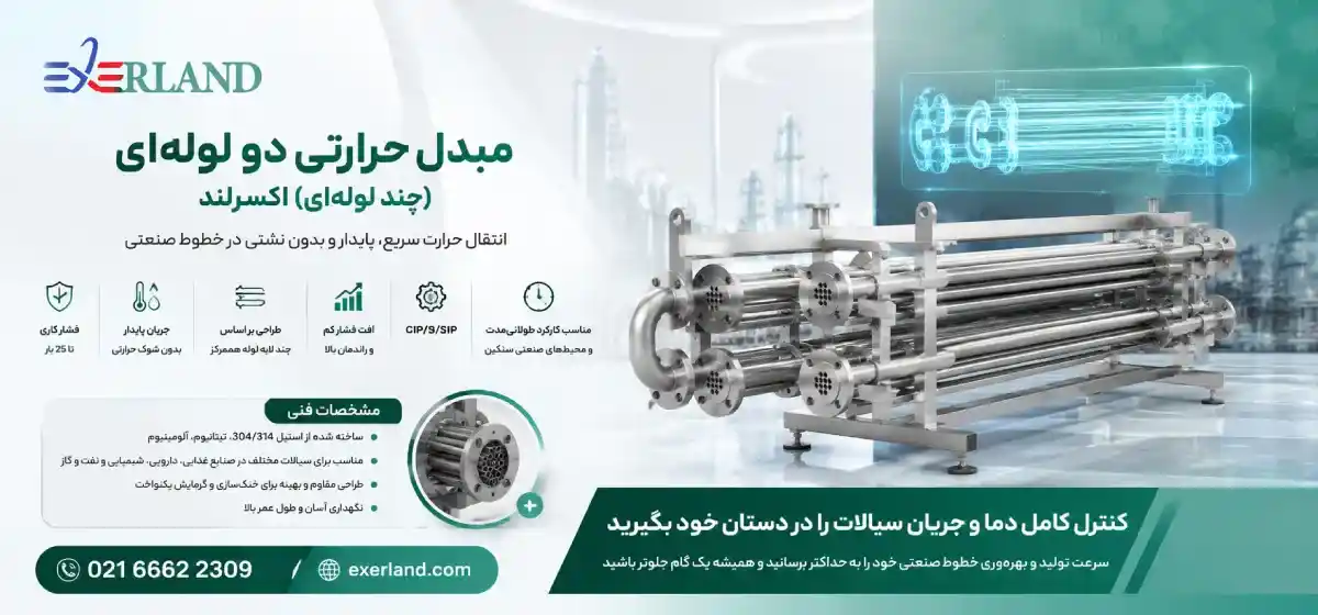مبدل حرارتی دو لوله ای مبدل حرارتی دو لوله ای