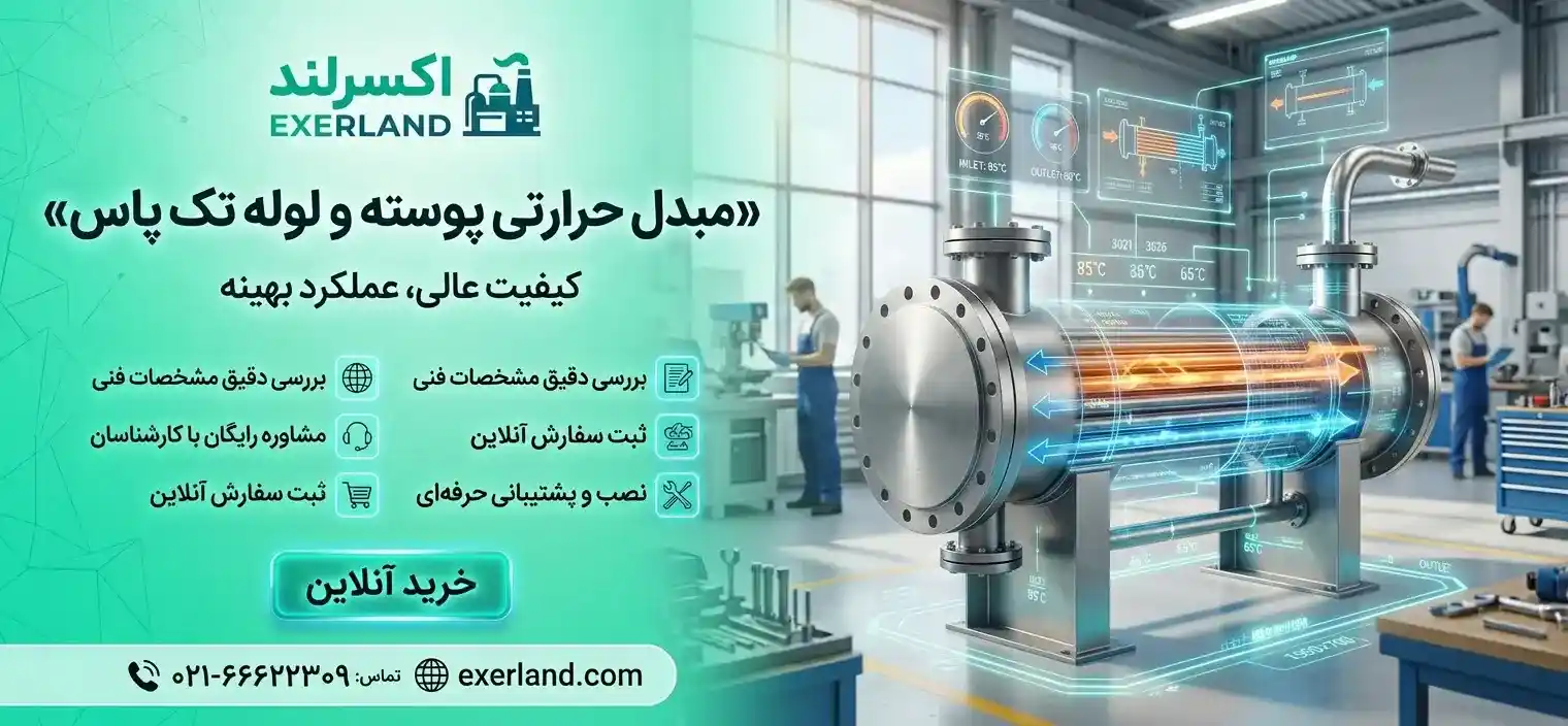 خرید مبدل حرارتی پوسته و لوله تک پاس خرید مبدل حرارتی پوسته و لوله تک پاس