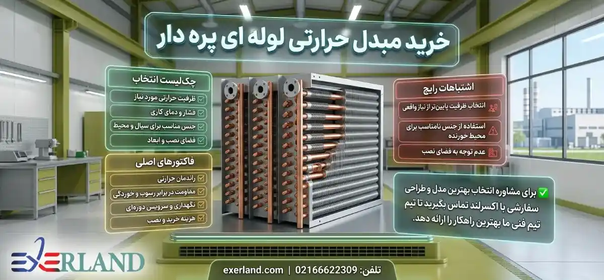 خرید مبدل حرارتی لوله ای پرع دار خرید مبدل حرارتی لوله ای پرع دار