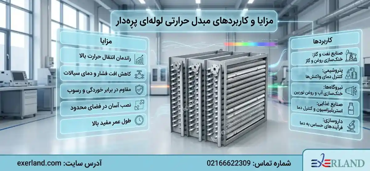 کاربرد مبدل حرارتی لوله ای پره دار کاربرد مبدل حرارتی لوله ای پره دار