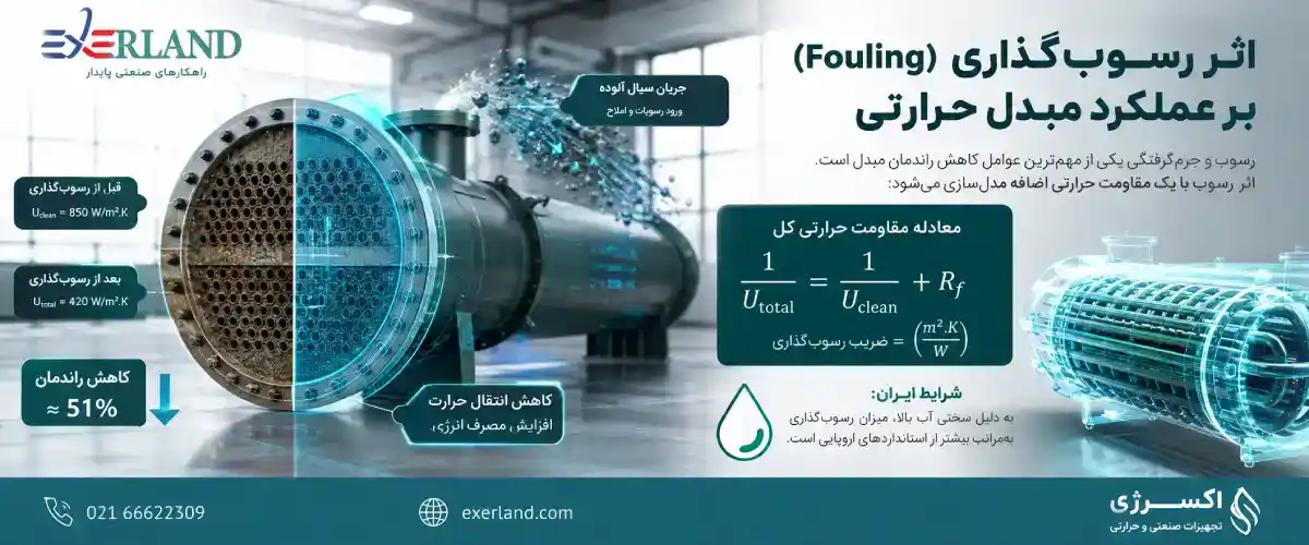 اثر رسوبگذاری (Fouling) بر عملکرد مبدل اثر رسوبگذاری (Fouling) بر عملکرد مبدل