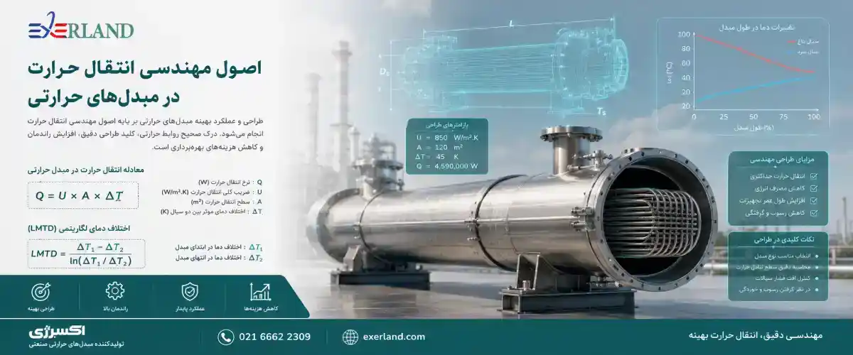 اصول مهندسی انتقال حرارت در مبدلها اصول مهندسی انتقال حرارت در مبدلها
