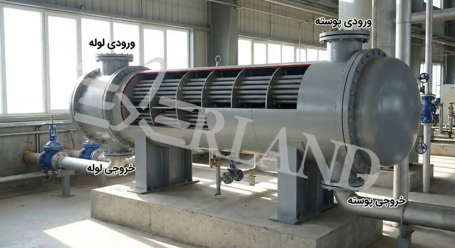 مبدل حرارتی بخار