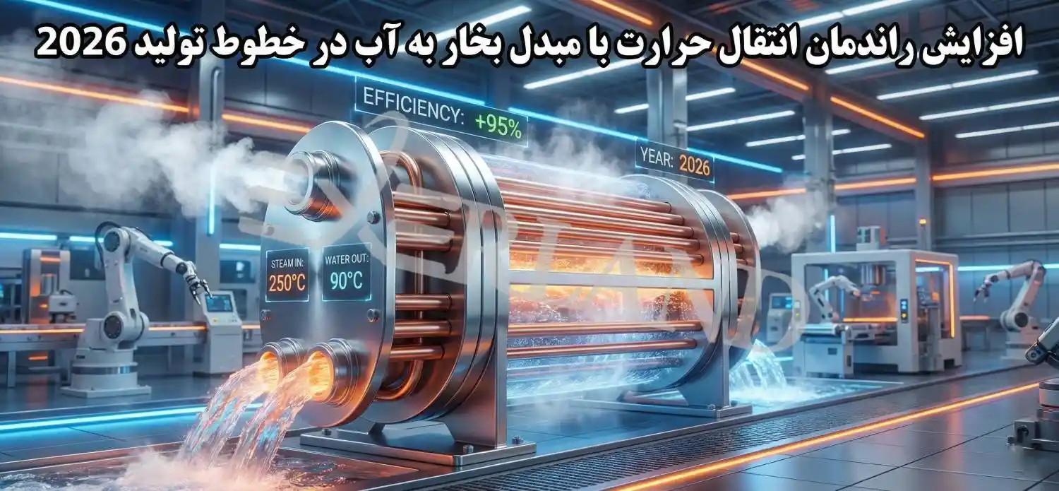 مبدل حرارتی بخار به آب