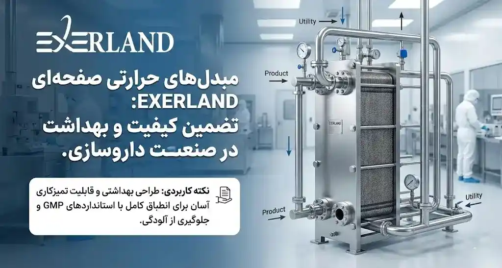 مبدل حرارتی صفحه ای در صنعت داروسازی مبدل حرارتی صفحه ای در صنعت داروسازی