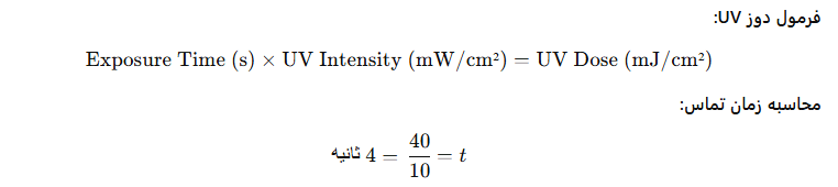 بار محاسبات دستگاه تصفیه آب صنعتی با فیلتر UV1