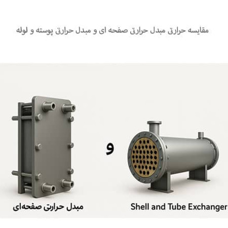 مقایسه مبدل حرارتی صفحه‌ای و پوسته‌ و لوله: کدام برای صنعت بهتر است؟